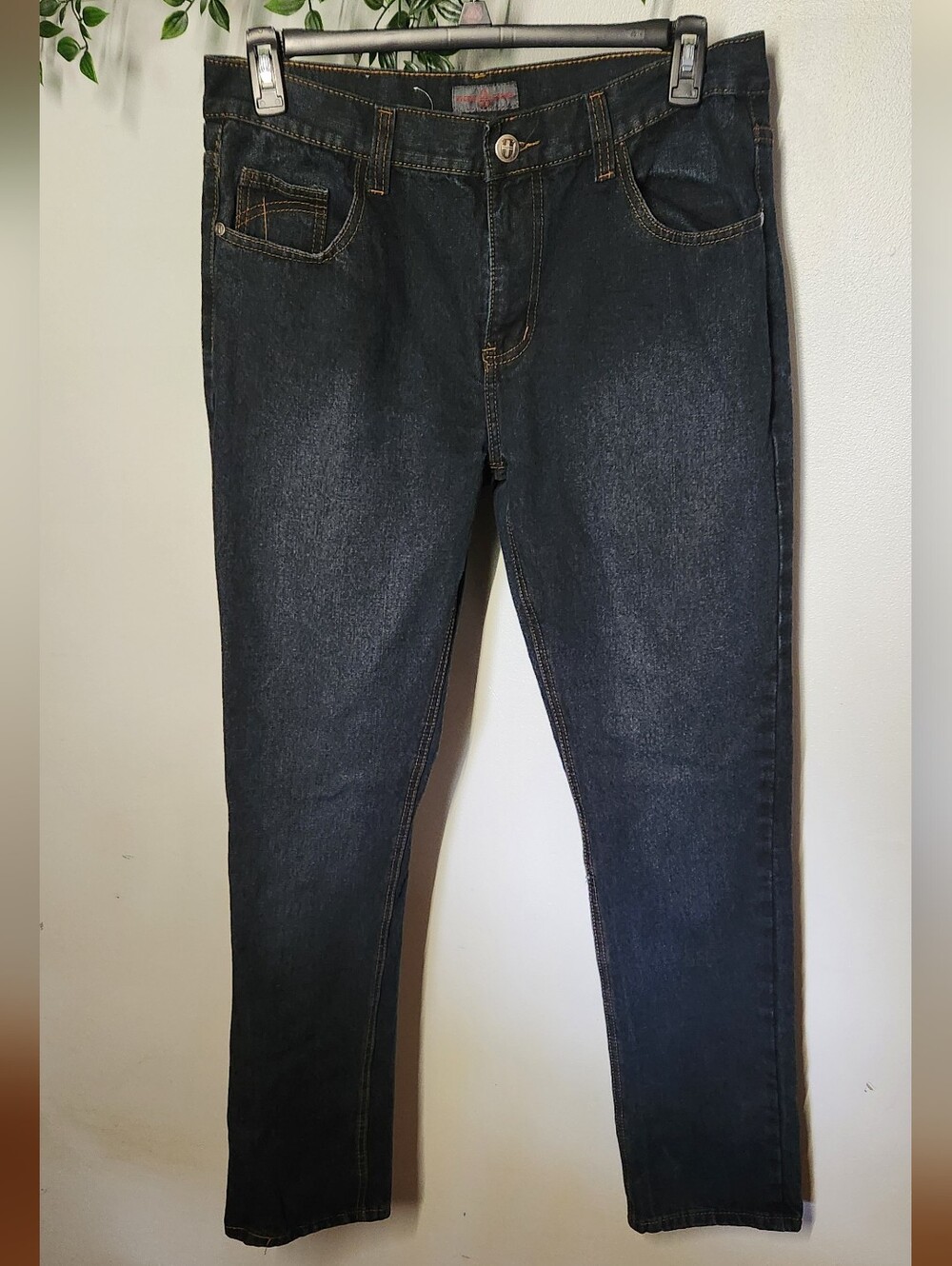 Swiss Cross Dark Wash Bootcut Jeans